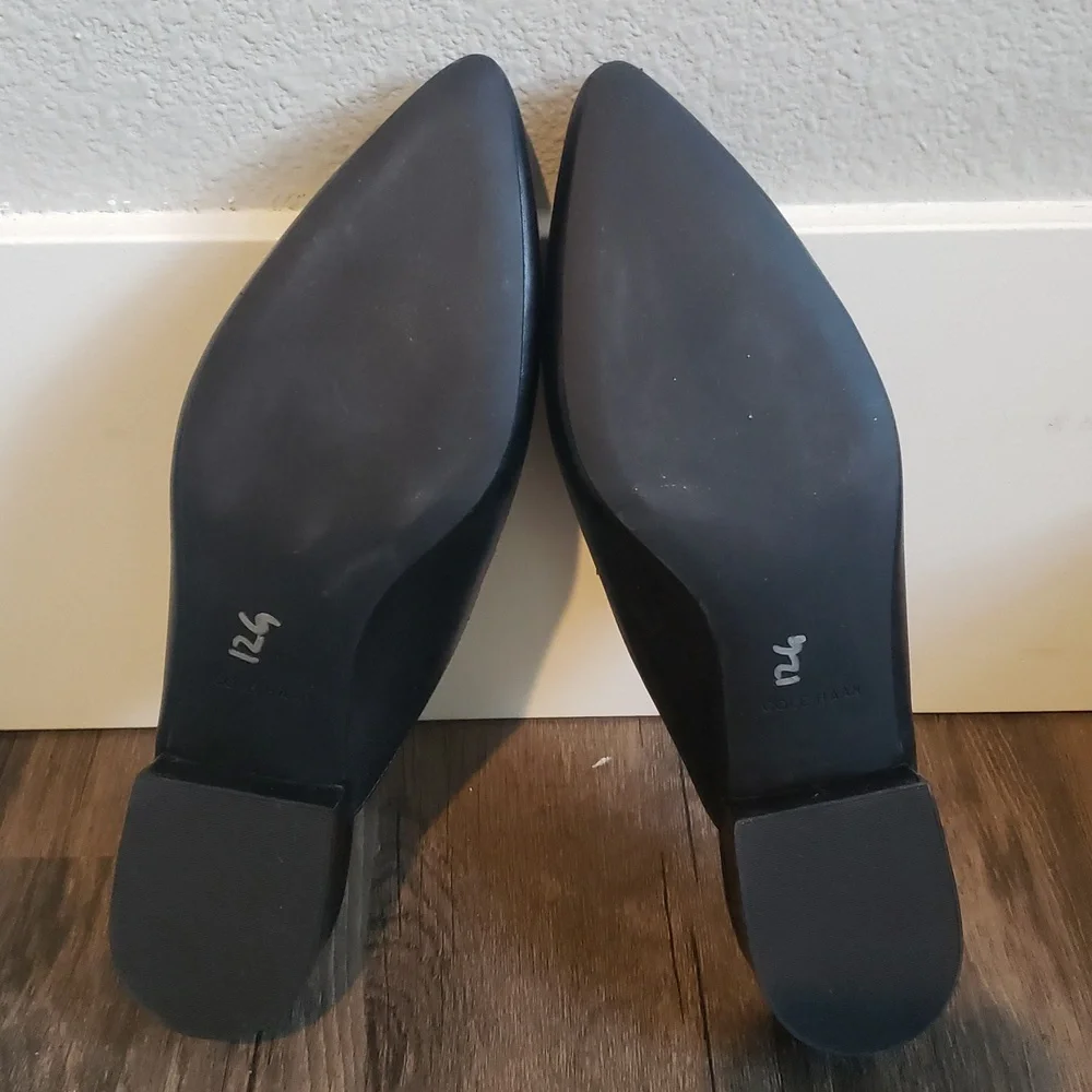 Cole Haan Slip Ons Black Sz 8 - Picture 4 of 7